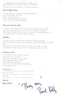 Be Careful What You Pray For
How to Make Gravy
Lion and the Lamb
Bradman
Stories of Me
Execution