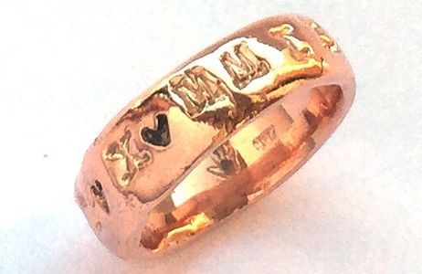 Rose gold ring