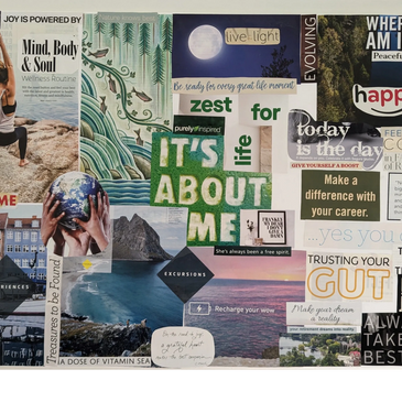 Image of a goal-setting vision board