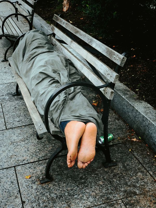 This homeless woman is suffering from sexual abuse. Jesus is her only hope.