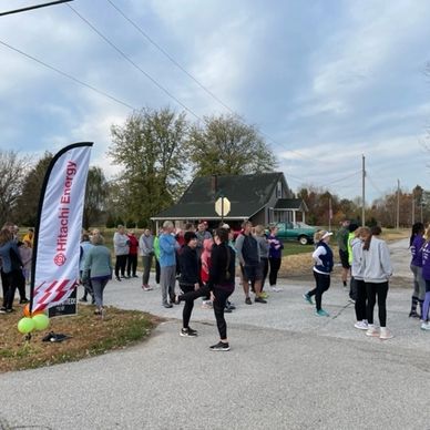 Great weather, an enthusiastic crowd helped us raise a record number of funds for new sneakers!