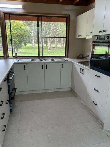 Custom kitchen supplied and installed by Peak Cabinetry