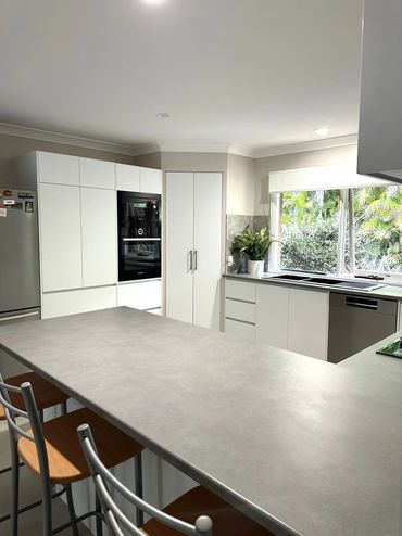 Custom kitchen installed by Peak Cabinetry