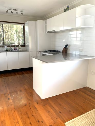 Custom kitchen installed by Peak Cabinetry