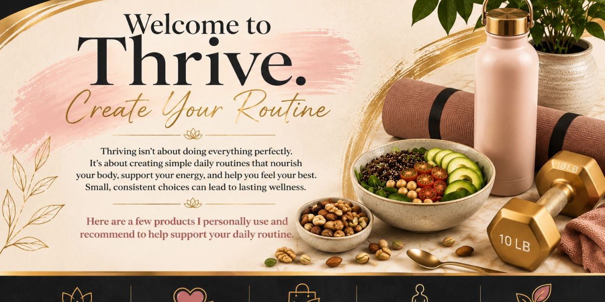 Welcome to Thrive: Create your daily wellness routine.