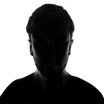 a silhouette of a man