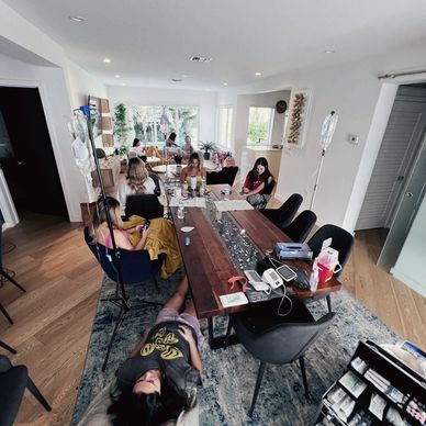 Group of women receiving IV hydration therapy, ideal for events like bachelorette parties.