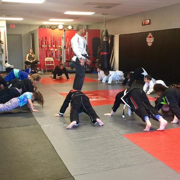Kids class at moncaio Brothers BJJ