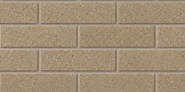 A section of a wall covered with carbon negative brick slips