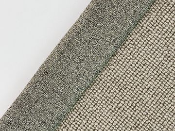 Close-up of three fabric textures labeled 'Dove' in neutral tones.