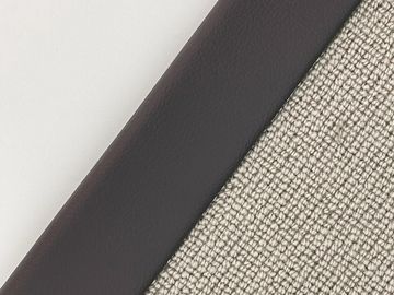 Close-up of three textured surfaces in white, sepia brown, and beige.