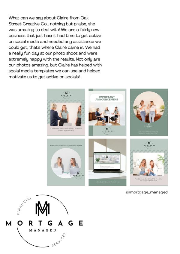 This is not generic content. This is custom-crafted social storytelling rooted in your voice and bra