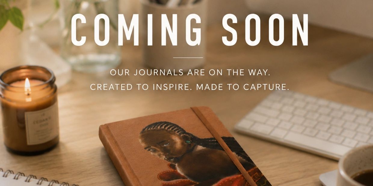 Announcement of upcoming journals with inspirational message.