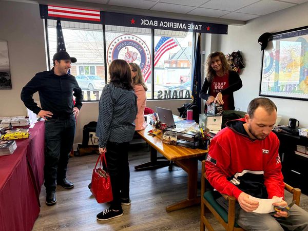Chili Cook-Off
Candidate for Sheriff Joshua Fitting (left w/hat) speaking with ACRC Members.