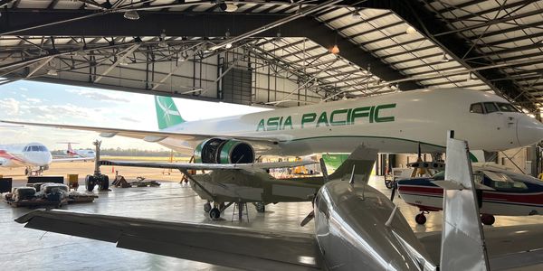 Asia Pacific Fixed Wing Aircraft in Hangar