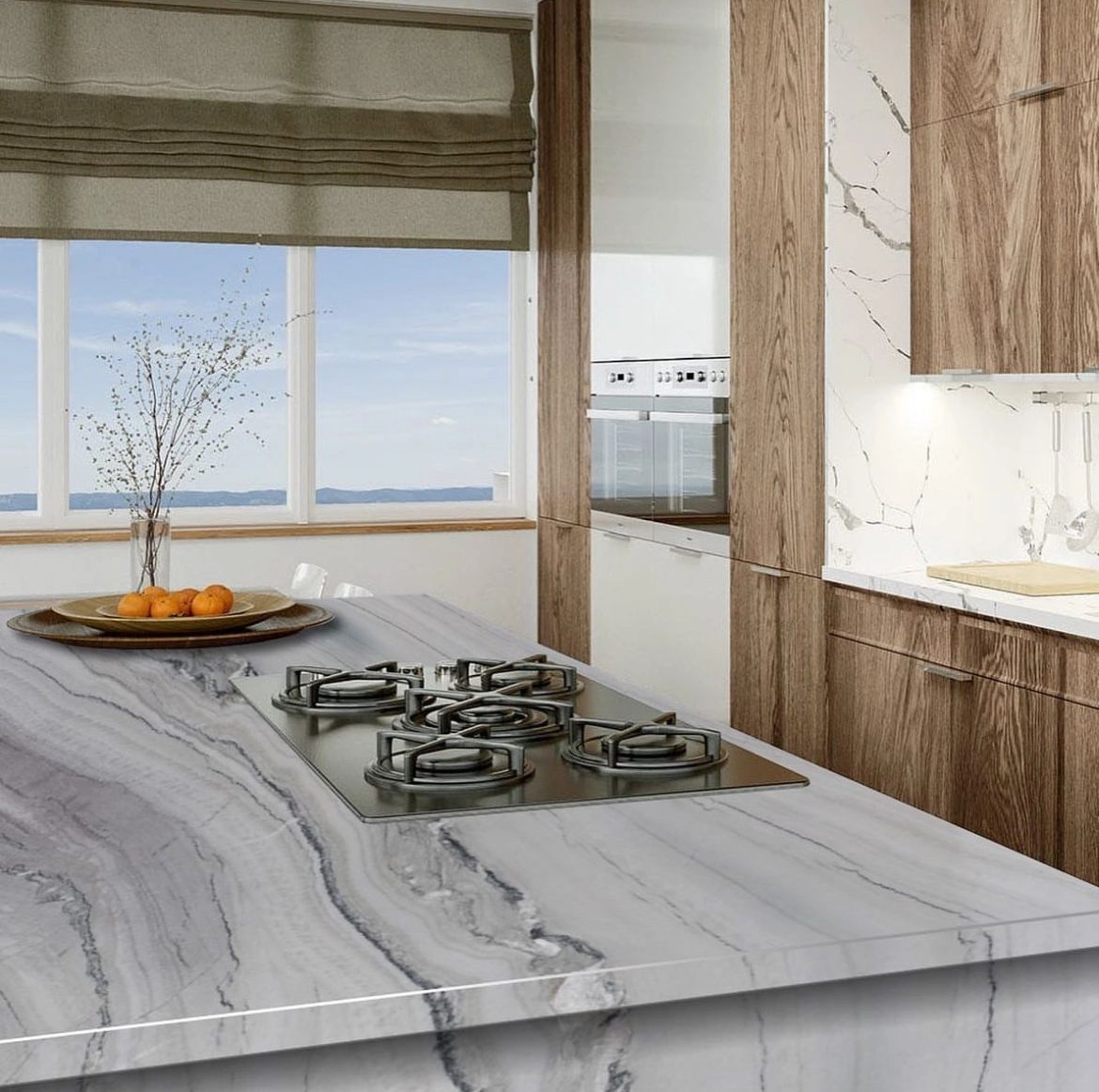 Natural Quartzite Green Kitchen Benchtop and countertops, Home renovation, stonemason, marble bench