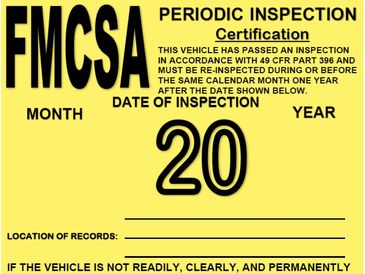 Certified DOT inspections.