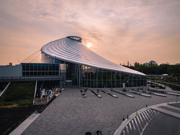 The Leaf, Assiniboine Park, Construction Photography Winnipeg, Wornstar Media www.wornstarmedia.com