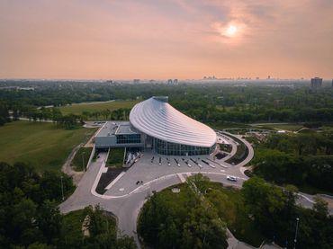 The Leaf, Assiniboine Park, Construction Photography Winnipeg, Wornstar Media www.wornstarmedia.com