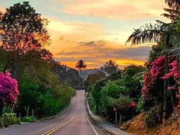 Antioquia, Colombia sunset.