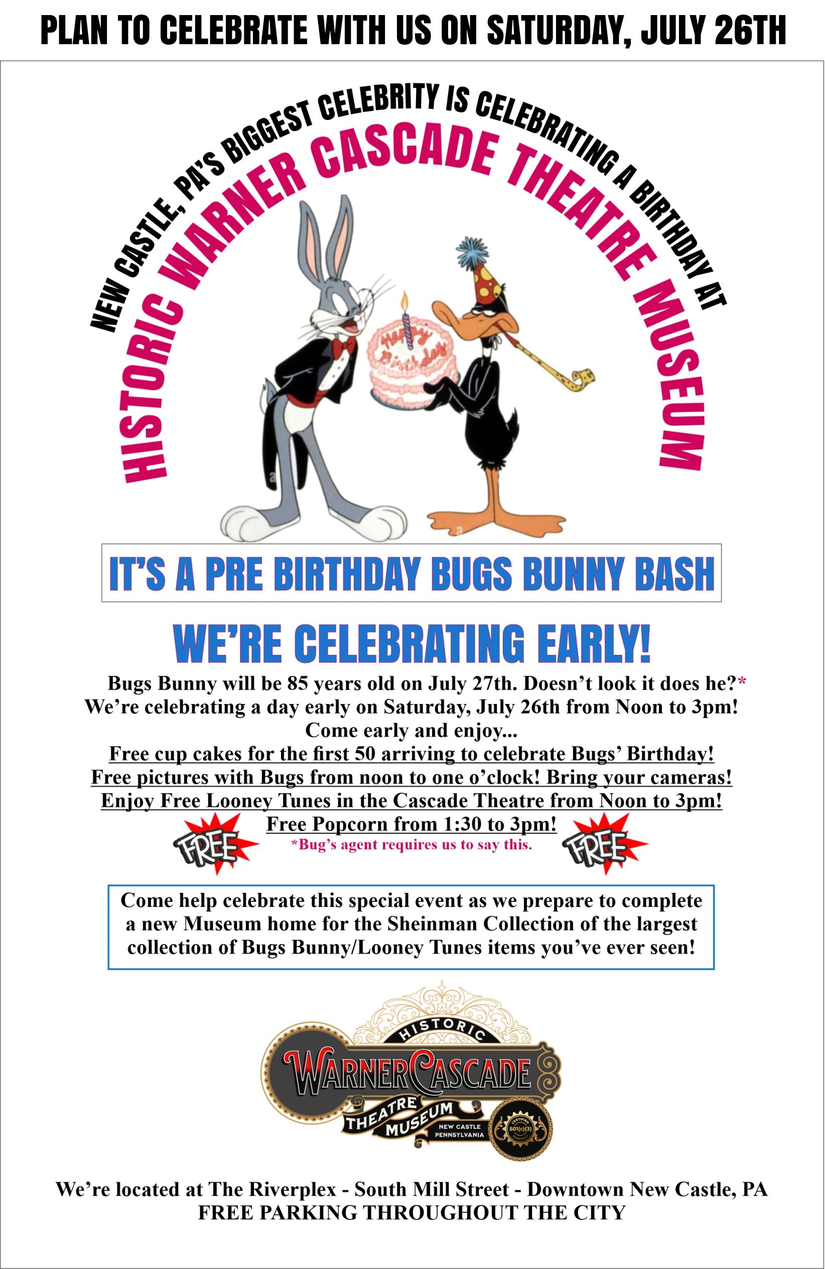Check out the events for this special day. It's noon to 3pm and BUGS will be there!