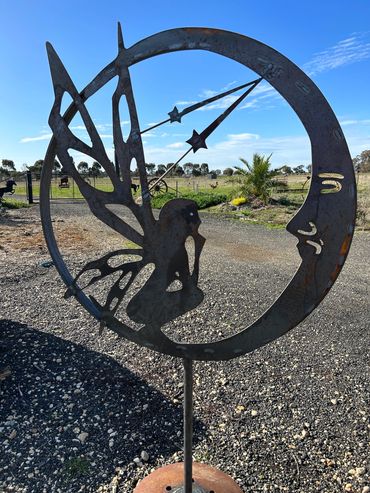 Fairy moon sculpture