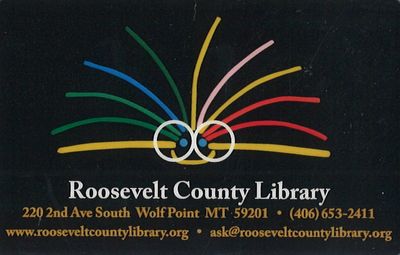 Library Card - Roosevelt County Library - Wolf Point - MT