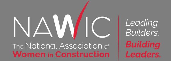 Caption: the national association of women in construction logo