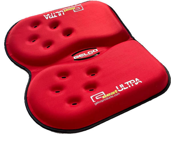 Bright Cardnial Red GSeat  Ultra memory foam and gel seat cushion.