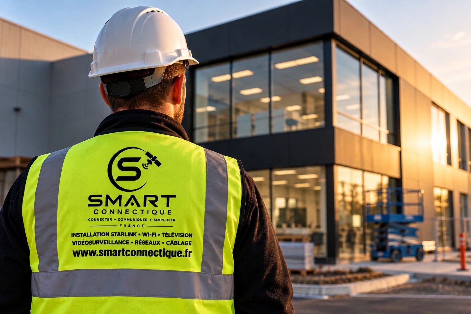 Commercial Starlink, Wi-Fi, 4G/5G and network cabling services for UK contractors across France.