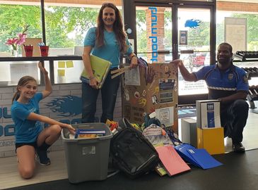 Local business "Burn Boot Camp Marietta" hosted a drop off box & organized a donation collection.