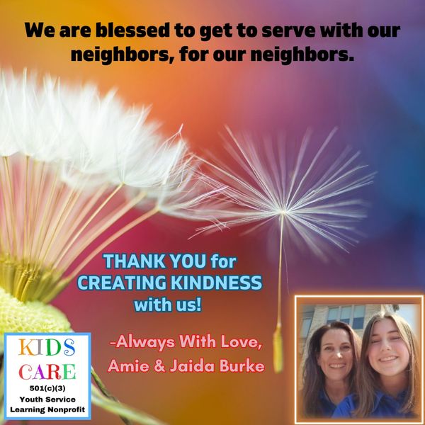 tHANK YOU FROM KIDS CARE COFOUNDERS.