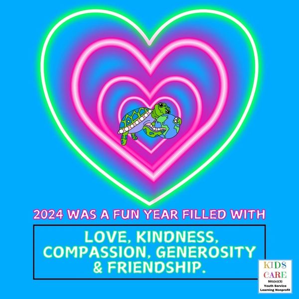 Love, Kindness, Compassion, Generosity & Friendship.  We had a great 2024 together.