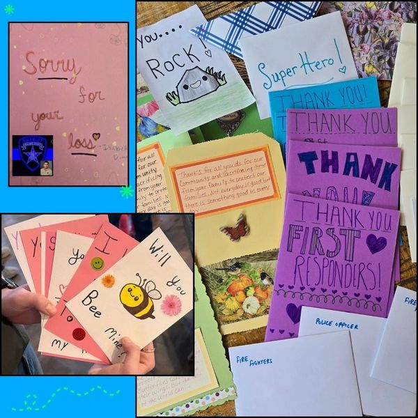 Kindness Cards created by KIDS CARE volunteers.