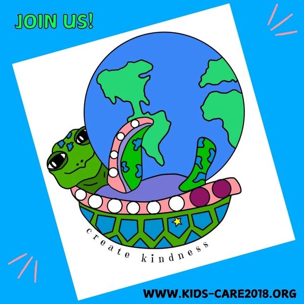 Join KIDS CARE www.kids-care2018.org for more youth volunteering.