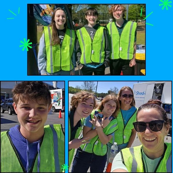 KIDS CARE Volunteers at environmental service days.