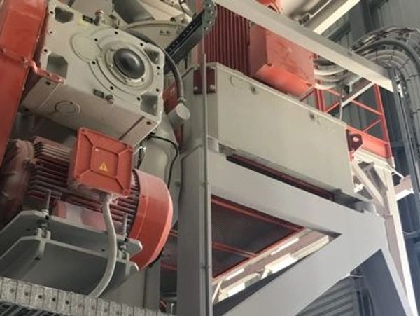 Close-up of industrial electrical wiring and components.