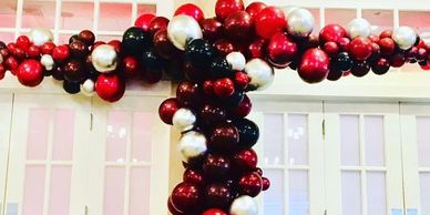 Organic "Tree" balloon arch for entryway