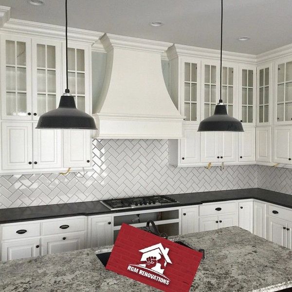 Herringbone Back Splash
