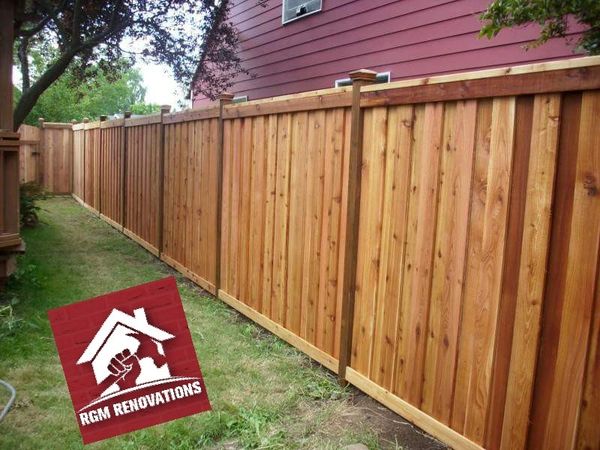Sienna pressure treated fence