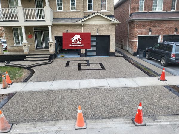 Driveway, walkway & Porch Renovation
