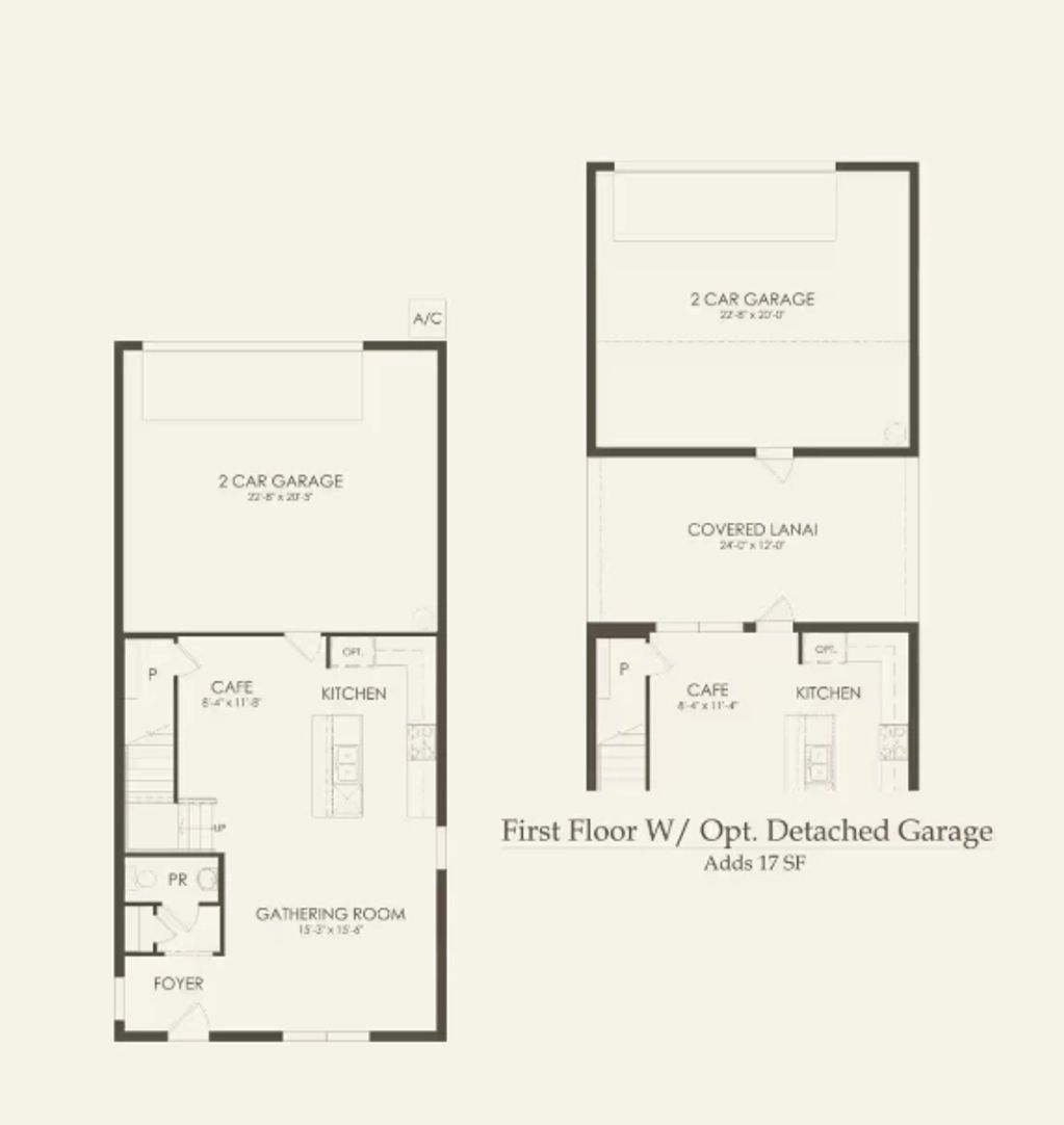 First Floor Haddock Floor Plan by Pulte Homes at The Grow Orlando