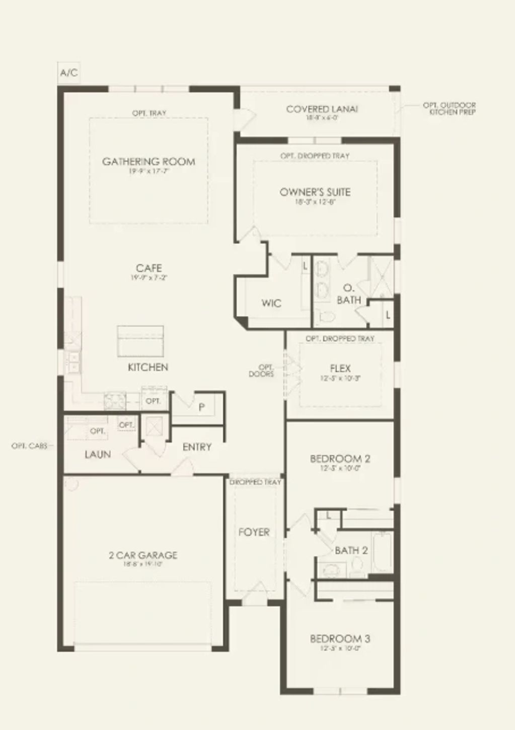 The garnet floor plan by Pulte Homes at The Grow Orlando