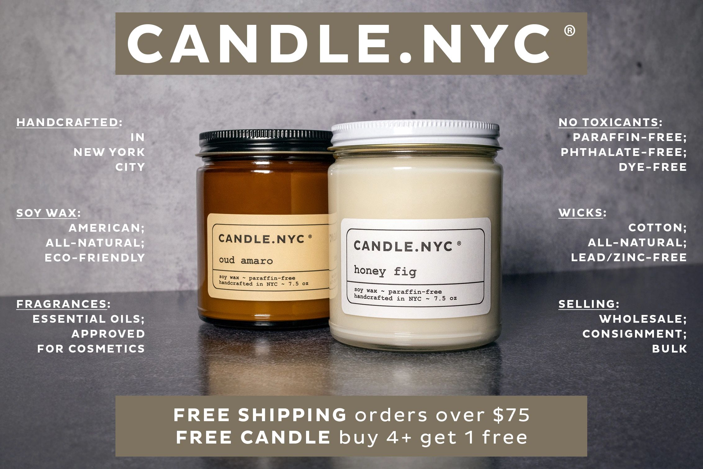 The Best Scented Soy Candles NYC has to offer at CANDLE NYC