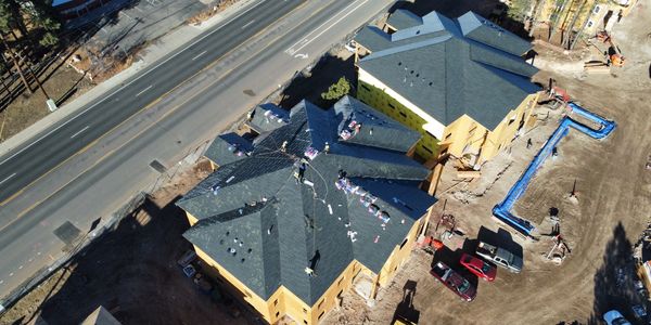 New Construction Commercial Roofing Asphalt Shingles Flagstaff Arizona