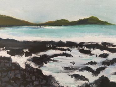 Winter Wild. Giant's Causeway. Ireland..
Oli on Canvas.
