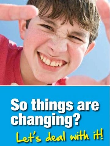 Puberty information for boys