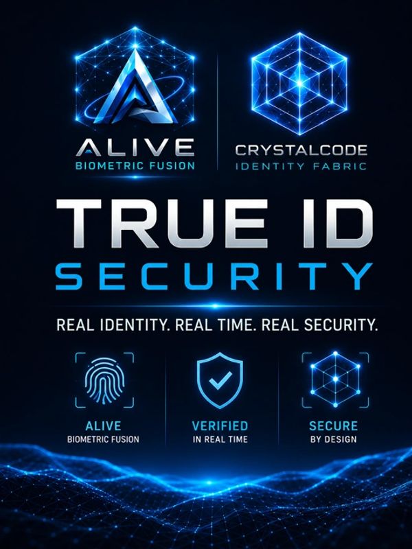 True ID Security with biometric fusion and real-time verification for secure identity.