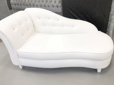 chaise lounge, love seat, white chaise, white chaise lounge