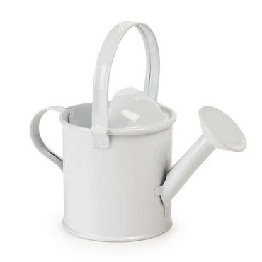 White watering can centrepiece
white watering can vase
